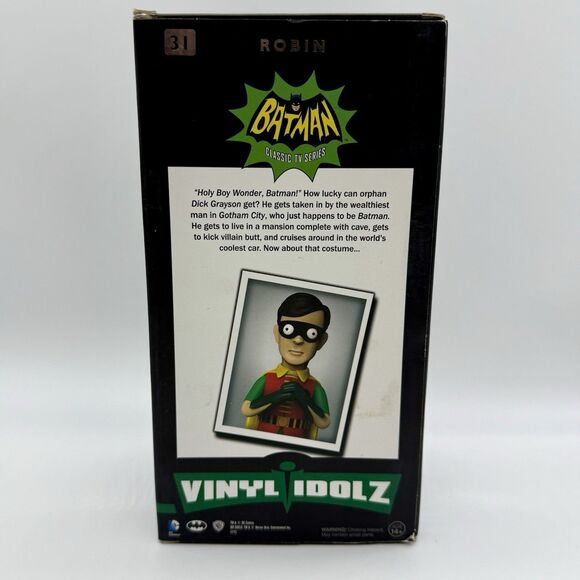 Batman Robin 1960’s Style‎ #31 Batman Classic TV Series Vinyl Idolz 8” Figure - Picture 2 of 5